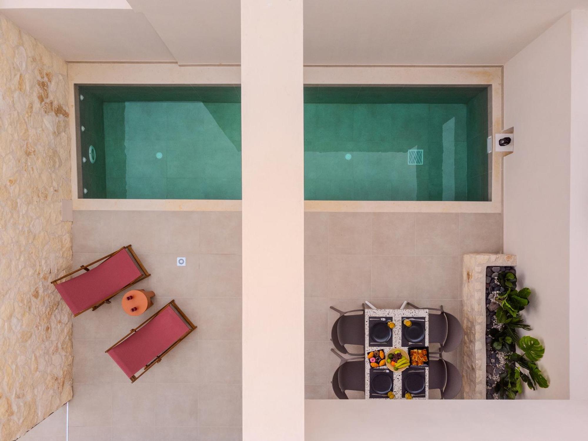 Sugarwhite Suites With Private Not Heated Pool Emporio  Eksteriør billede